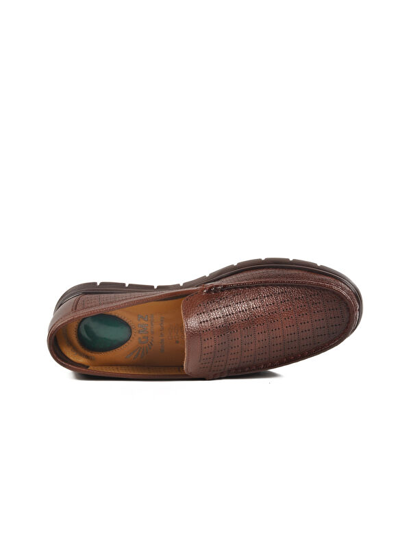 Taba Deri Jel Taban Anatomik Erkek Casual Ayakkabı Gmz 007 M - Görsel 5