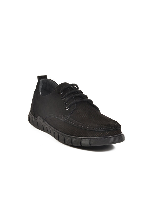 Ayakmod Siyah Ayakmod Nubuk Hakiki Deri Erkek Casual Ayakkabı 995-1 M