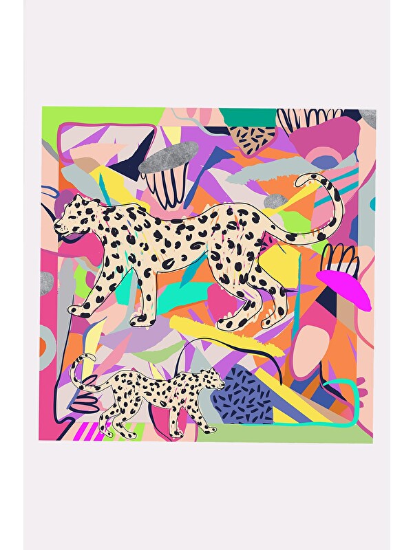 New Obsessions Cheetah Kadın Pareo Plaj Giysisi