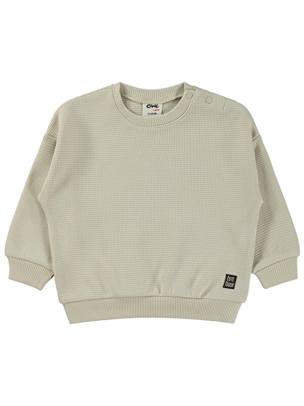 Civil Baby Basic 6-18 Ay Sweatshirt - Bej