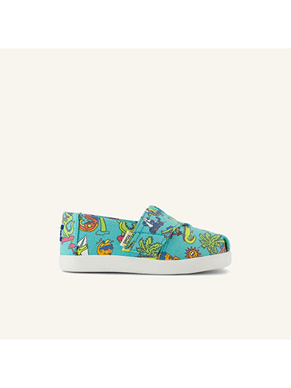 Toms Yeşil Toms Espadril Kız Çocuk Babet