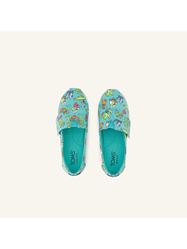 Toms Yeşil Toms Espadril Kız Çocuk Babet