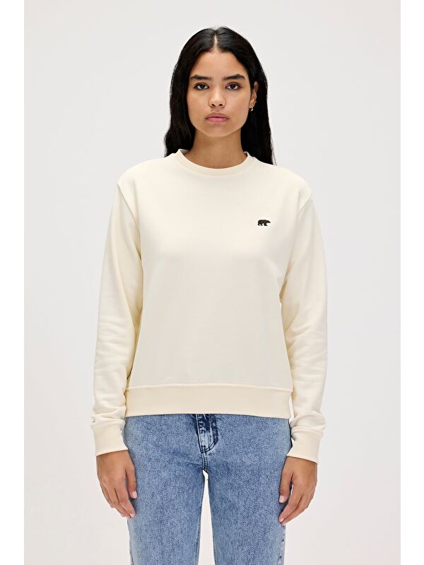 Bad Bear Basic Marshmallow  Kadın Sweatshirt