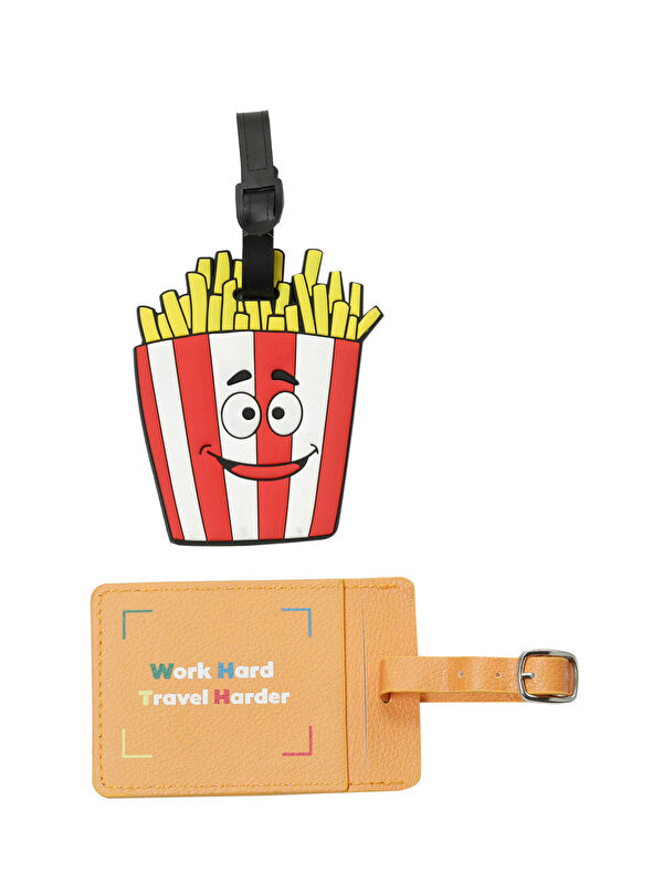 Travel Soft FAST FOOD ISIMLIK 5FX Fuşya Unisex Yaka Kartı ve Aksesuarı