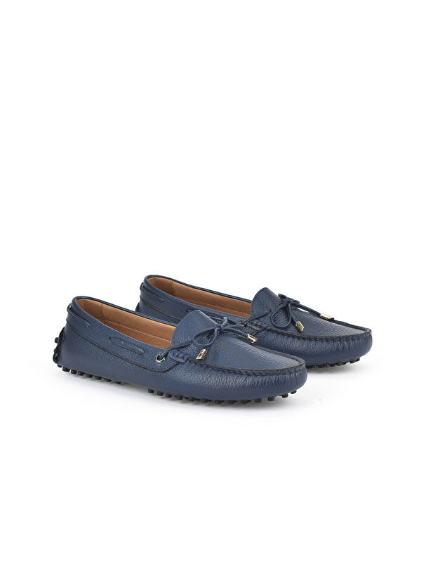 Kadın Hakiki Deri Ayakkabı 1511030Z3612 Lacivert - Görsel 3