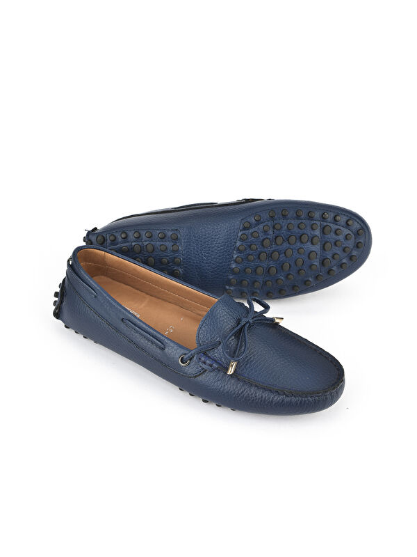 Kadın Hakiki Deri Ayakkabı 1511030Z3612 Lacivert - Görsel 5