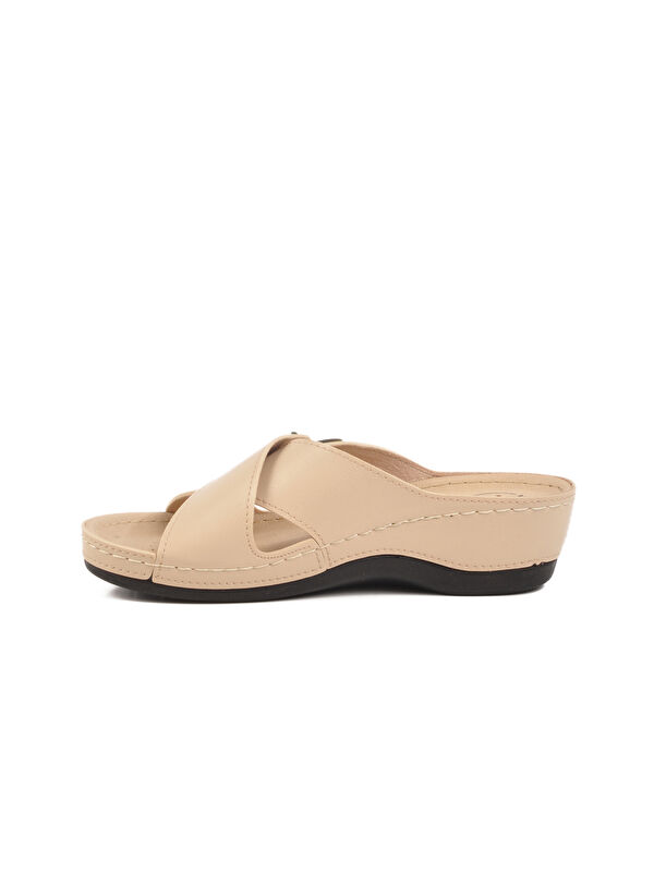 Bej Anatomik Kadın Terlik 15.047 Z - Görsel 3
