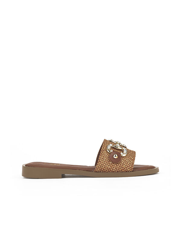 Hasır Kadın Terlik 1511044Z5001 Taba - Görsel 2