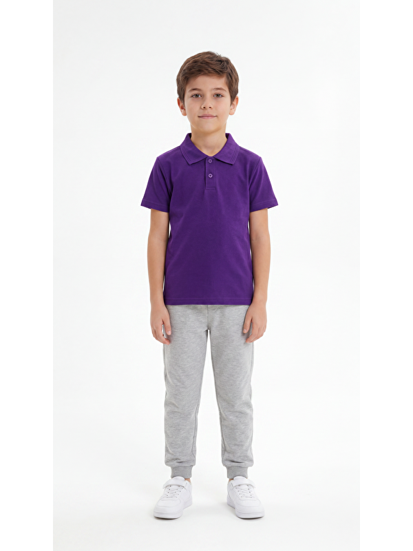Mışıl Kids Erkek Çocuk Okul Kısa Kol Polo Yaka Lakost