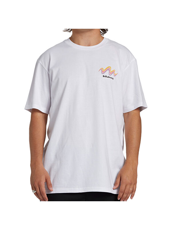 Billabong Segment Tees Erkek Beyaz Tişört