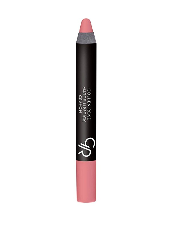 GOLDEN ROSE Matte Lipstick Crayon No 22 Pamuk Pink   Mat Kalem Ruj