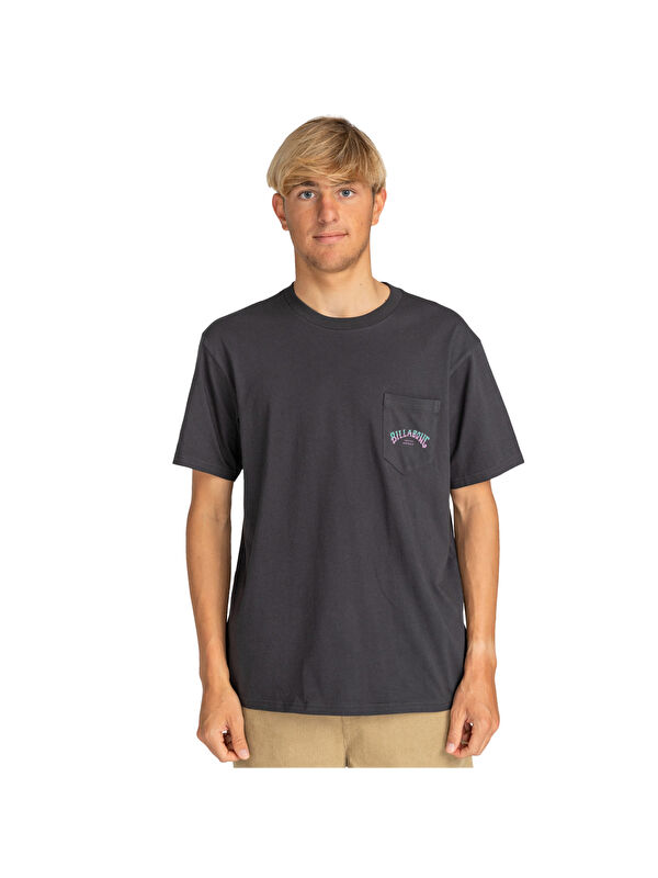 Billabong Stacked Arch Pkt Erkek Siyah Tişört