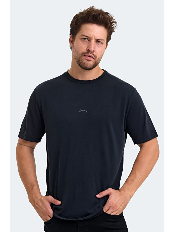 SLAZENGER KAIPO Erkek Tişört Siyah
