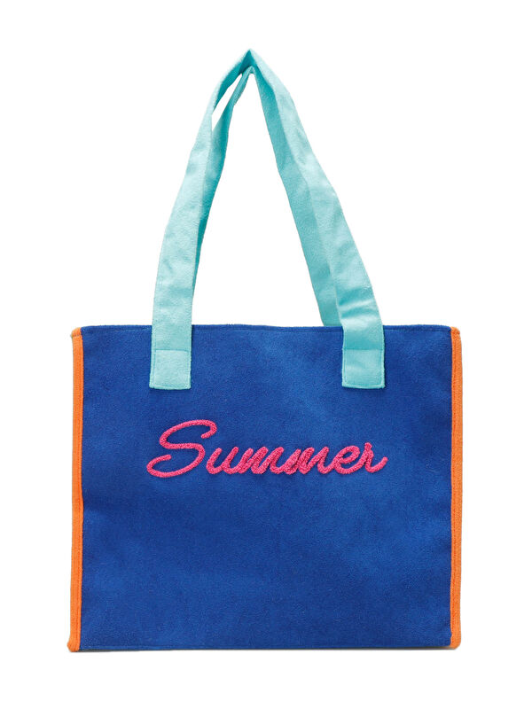 Butigo HAVLU  SUMMER PLJ 5FX Saks Kadın Plaj Çantası