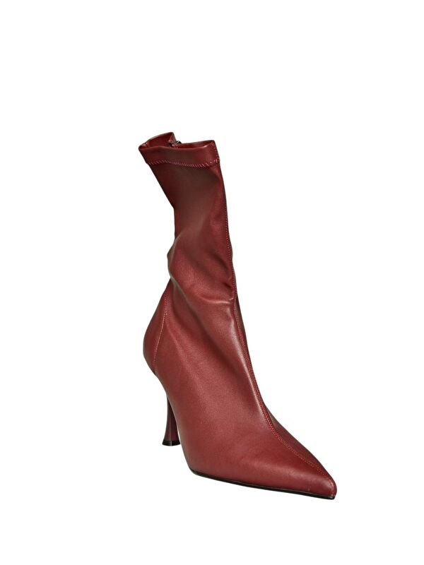 Bordo Kadın Bot T752582409 - Görsel 3