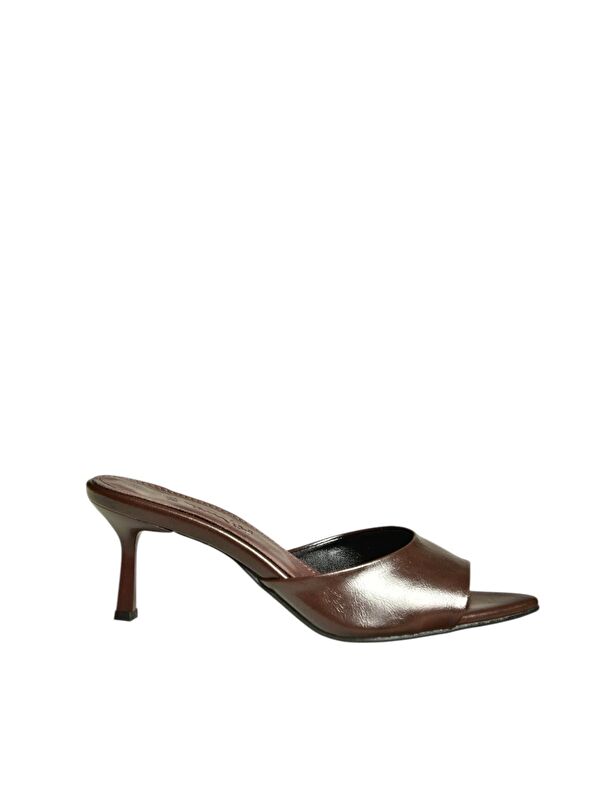 Kahverengi Kadın Topuklu Ayakkabı U654081009 - Görsel 6