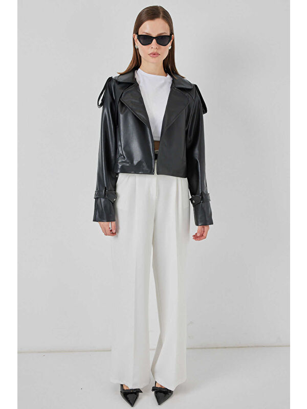 Rodi Kadın Oversize Deri Mont 1047