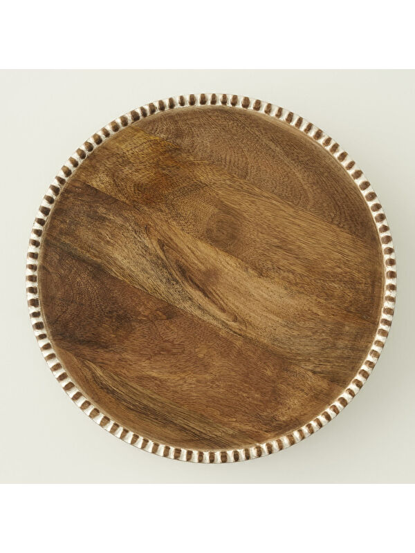 Bella Maison Points Mango Sunum Standı Kahverengi (35x4,5 cm)