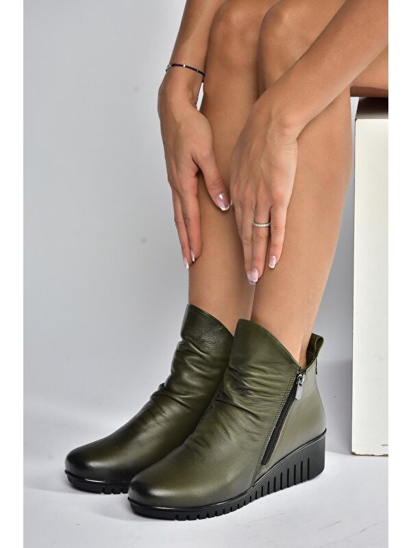 Haki Kadın Bot V324200303 - Görsel 4