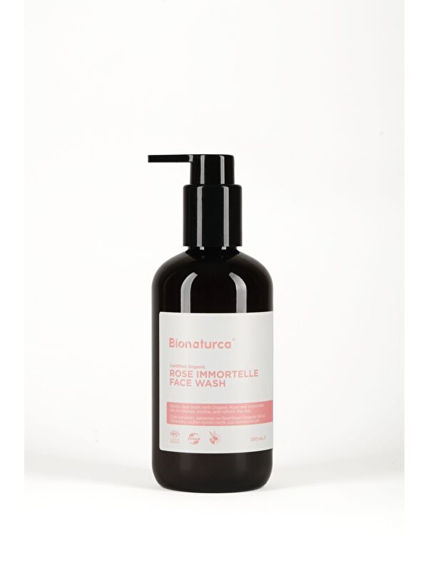 Bionaturca Organik Sertifikalı Gül & Ölmezçiçek Canlandırıcı Yüz Temizleme Jeli 250 ml -
