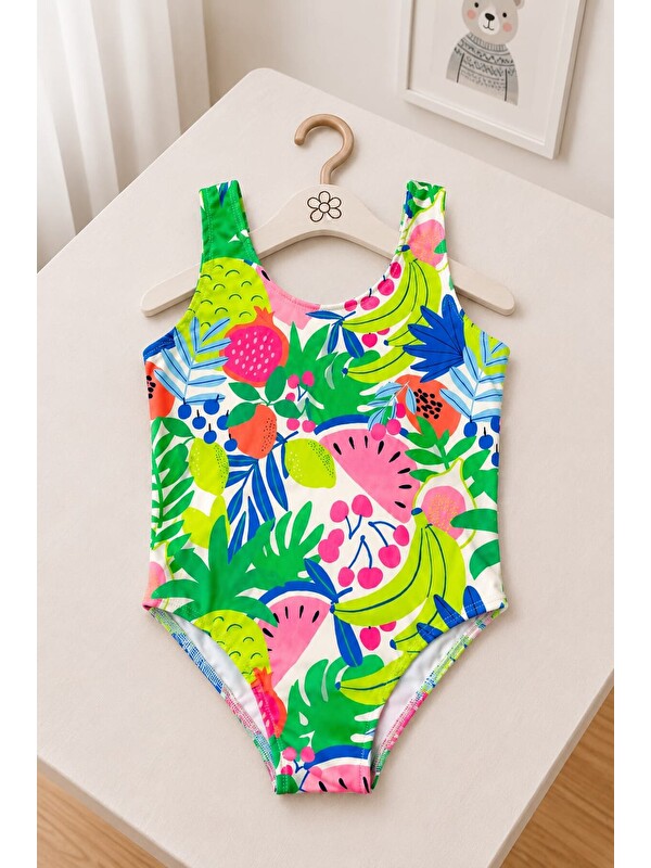 My Kids Wear Kız Çocuk Tatil Yıldızı Mayo 12811