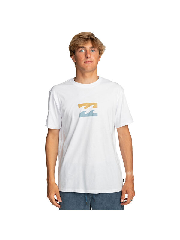 Billabong Team Wave Tees Erkek Beyaz Tişört