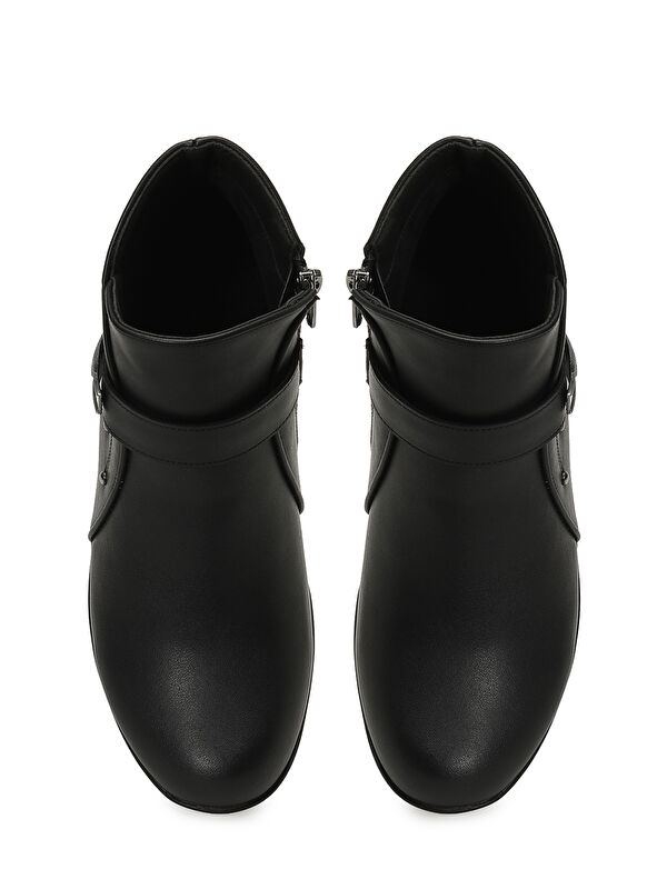 162294.Z5PR Siyah Kadın Dolgu Topuk Bot - Görsel 5