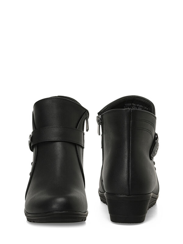 162294.Z5PR Siyah Kadın Dolgu Topuk Bot - Görsel 6