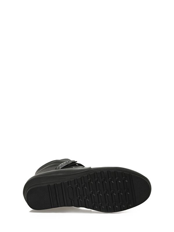 162294.Z5PR Siyah Kadın Dolgu Topuk Bot - Görsel 7