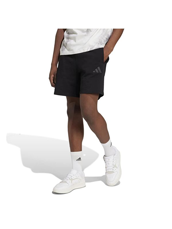 Adidas All Szn French Terry Erkek Siyah Şort