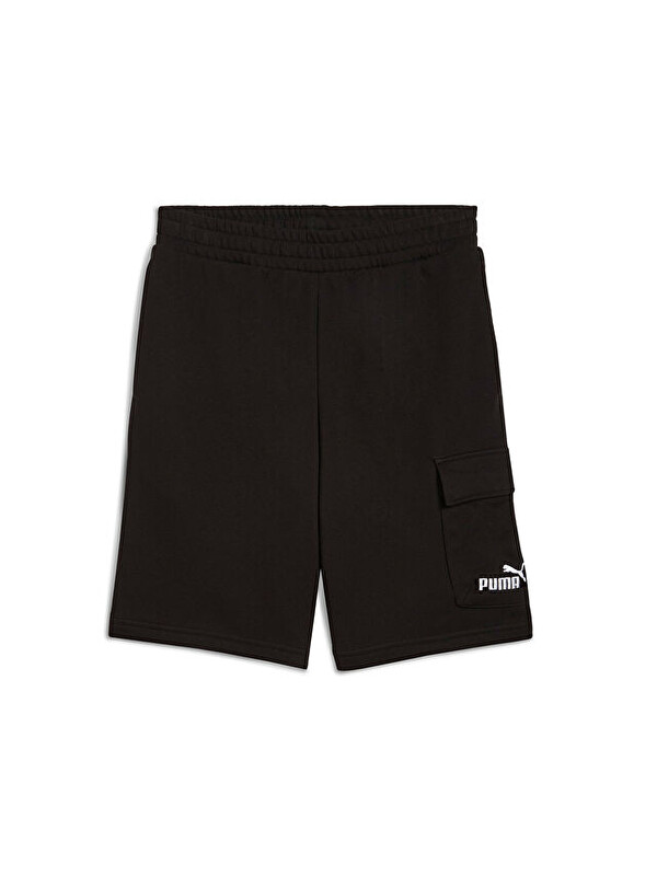 Puma Ess No. 1 Logo Cargo Shorts Erkek Günlük Şort 68266201 Siyah