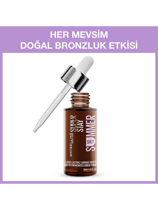 Maybelline New York Summer Shot Uzun Süre Kalıcı Bronzlaştırıcı Etkili Damla