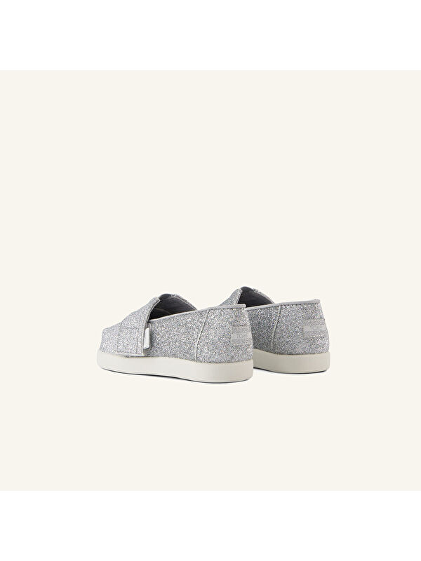 Toms Gri Toms Espadril Kız Çocuk Gümüş Babet