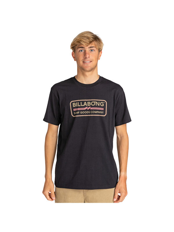 Billabong Trademark Tees Erkek Siyah Tişört