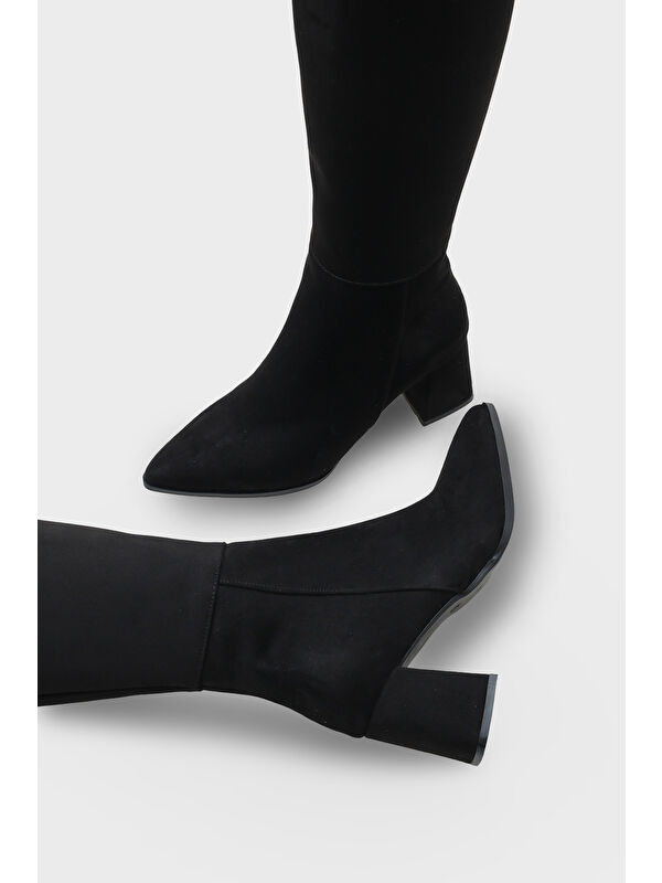 Betti Kadın Koyu Siyah Çizme - Görsel 7