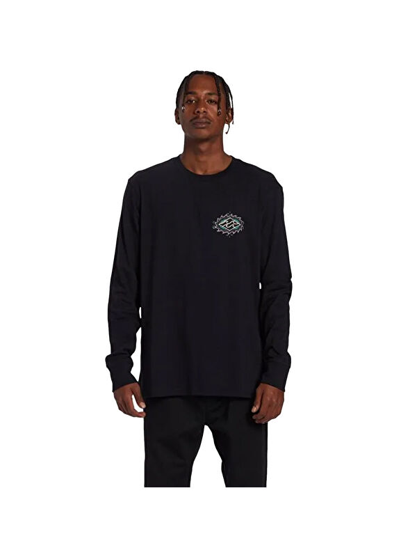 Billabong Crayon Wave Tees Erkek Siyah Tişört