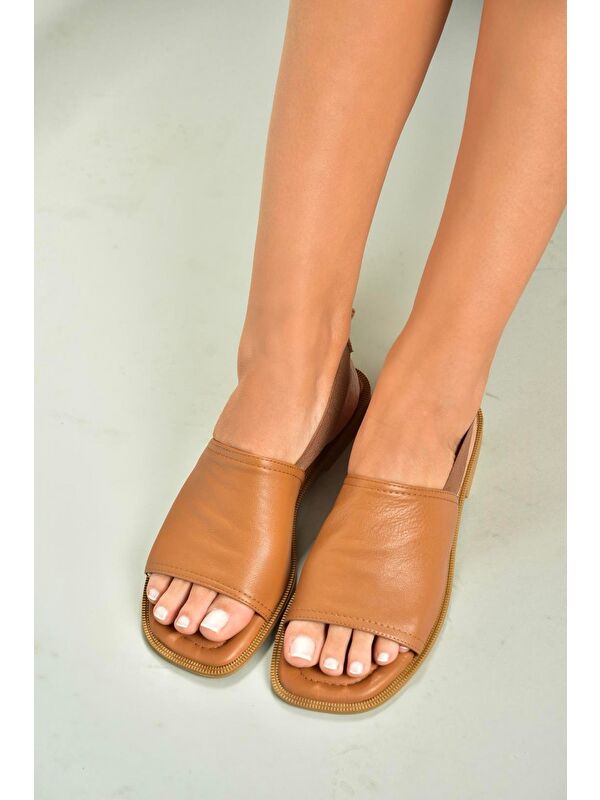 Taba Kadın Sandalet U944704203 - Görsel 3