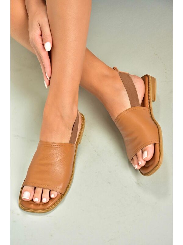 Taba Kadın Sandalet U944704203 - Görsel 4