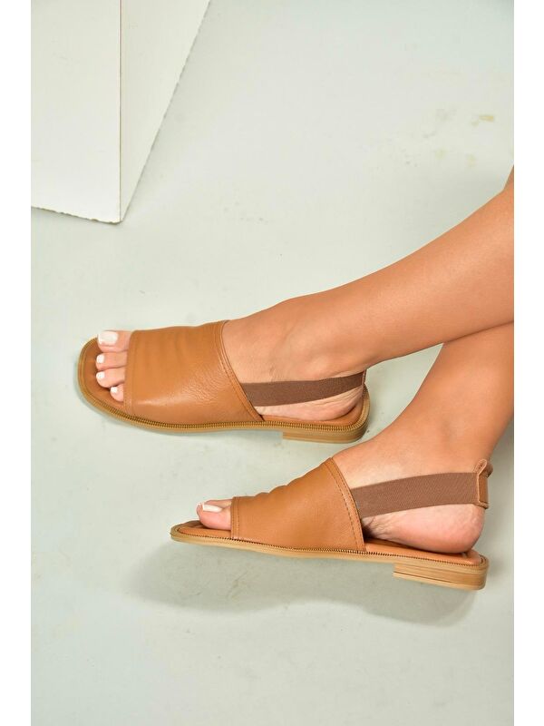 Taba Kadın Sandalet U944704203 - Görsel 5