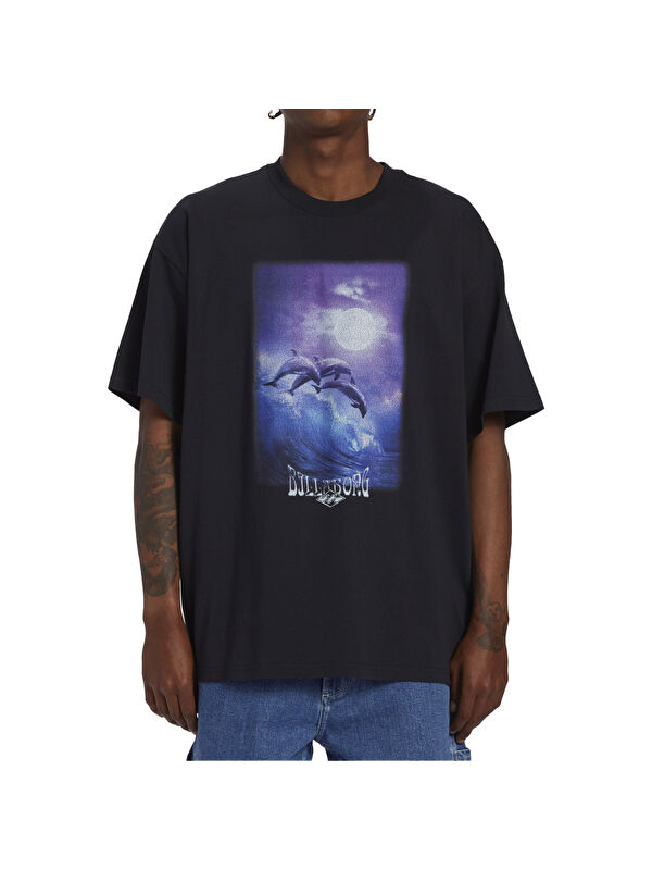 Billabong Dolphin Love Tees Erkek Siyah Tişört