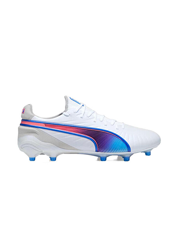 Puma King Ultimate Fg/Ag Erkek Çim Zemin Kramponu 10780902 Beyaz