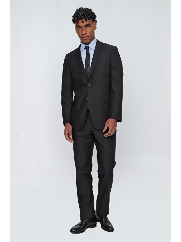 İMZA Mono Yaka Gabardin Astarlı Esnek 4 Drop Comfort Fit Basic Takım Elbise 1001255009