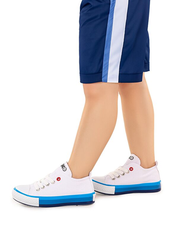 Tinna Bağcıklı Erkek Çocuk Keten Spor Ayakkabı - Görsel 3