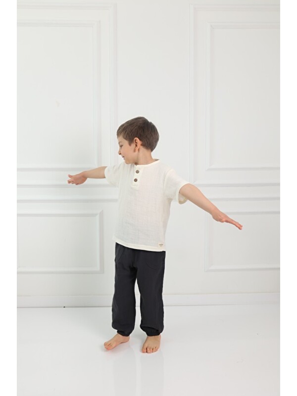 Mulberry Çocuk Müslin Şalvar Pantolon