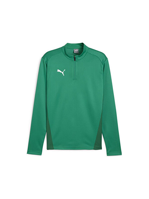 Puma Teamgoal Training 1/4 Zıp Top Erkek Futbol Antrenman Sweatshirts 65862905 Yeşil