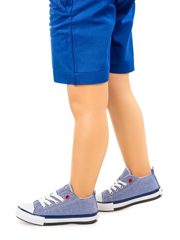 Tinna Bağcıklı Erkek Çocuk Keten Spor Ayakkabı - Görsel 3