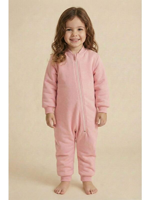 ZEYLAND Unisex Çocuk Elyaf Dolgulu Uyku Tulumu  - Toz Pembe