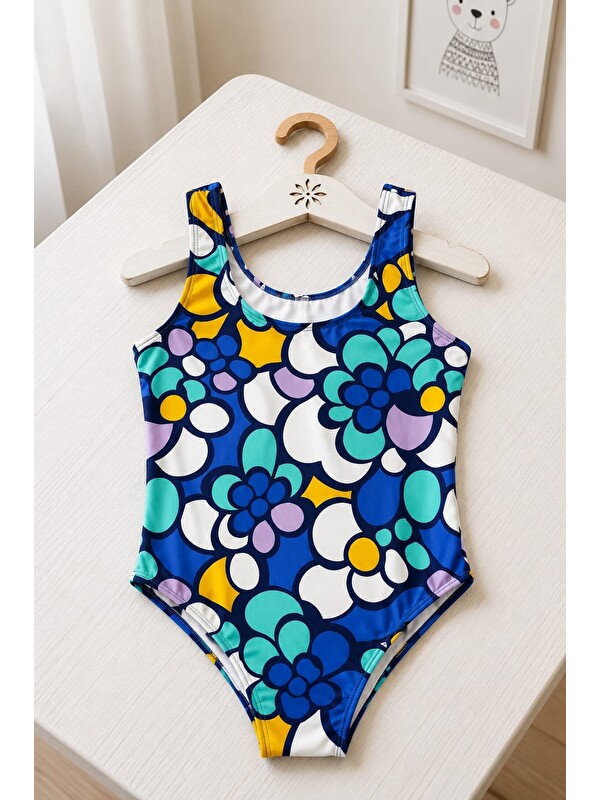 My Kids Wear Kız Çocuk Tatil Yıldızı Mayo 12825