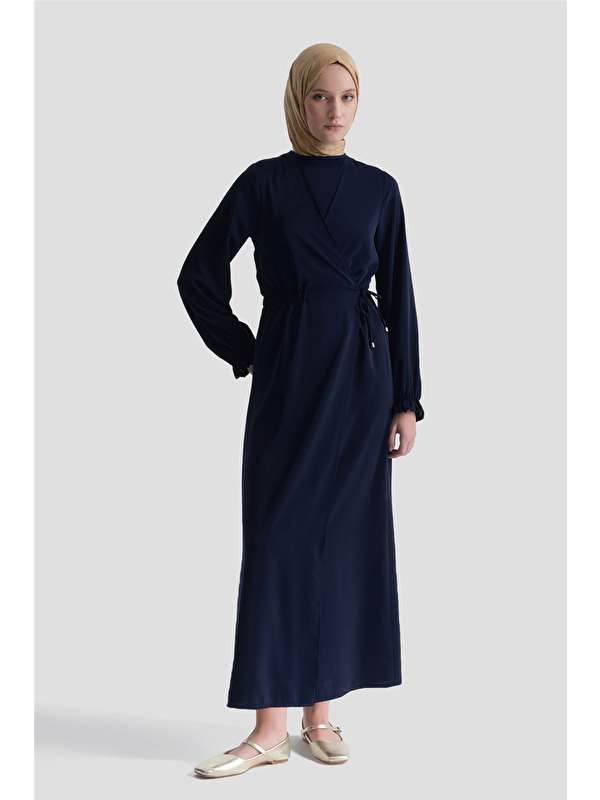 ARMİNE Anvelop Elbise Lacivert