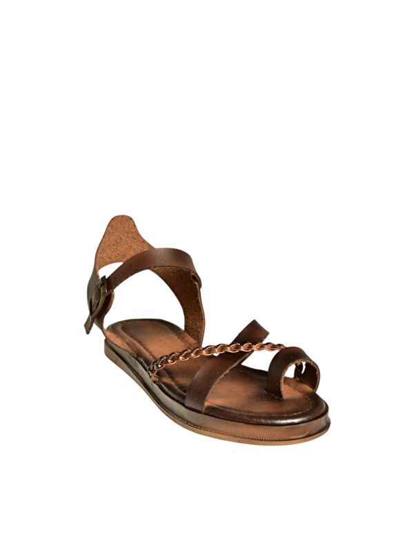 Kahverengi Kadın Sandalet U390905303 - Görsel 3